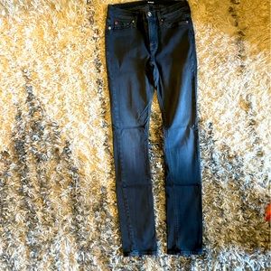 Hudson skinny jeans charcoal color